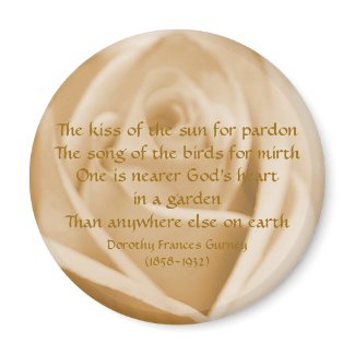 God's Garden Poem - magnet magnet