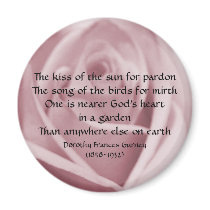 God's Garden Poem - magnet