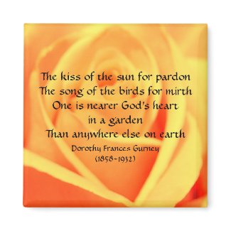 God's Garden Poem - magnet magnet