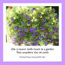 God's Garden (poem) - poster / print by Horseshoes3 God's Garden (poem) - poster / print