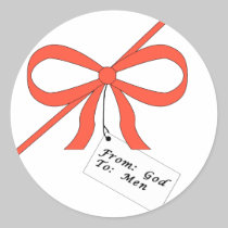 God's Gift To Men Sticker stickers