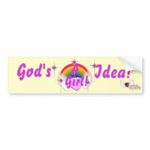 God's Girl-Customize Bumper Sticker