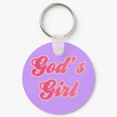 God's Girl Key Chain by freak4jesus