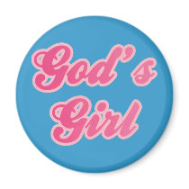 God's Girl magnets by freak4jesus God's Girl magnets