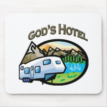 Gods Hotel mousepads