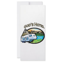 Gods Hotel rack cards