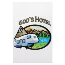 Gods Hotel stationery