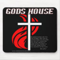 Gods House Alternate Style Mouse Pad mousepads by gods_house Gods House Alternate Style Mouse Pad mousepads