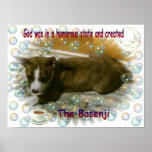 God's humor basenji print
