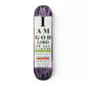 God's I Chart skateboards