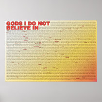 Gods I Do Not Believe In Print