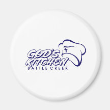 God's Kitchen - Battle Creek Store Refrigerator Magnet