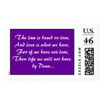 God's Law is Love... postage