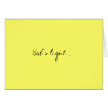 God's light... card