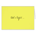 God's light... cards