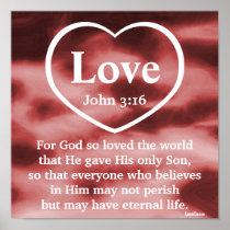 God's Love Gift  Poster-Customize