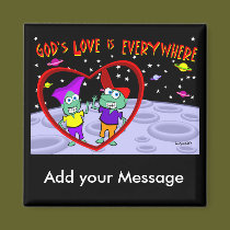 God's Love is Everywhere magnets