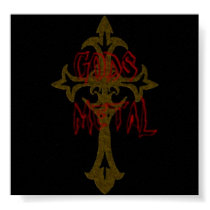 GOD's metal posters by Dotson GOD's metal posters