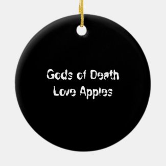 Gods of Death Love Apples Christmas Decoration Christmas Ornament