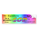 God's Rainbow Promise bumper stickers