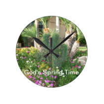 God's Spring Time Clock wall clocks