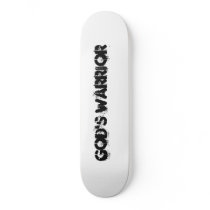 God's Warrior skateboards
