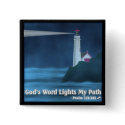 God's Word Lights My Path - Psalm 119:105 - Button by mustardseedimprints God's Word Lights My Path - Psalm 119:105 - Button