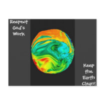 Godsbeautifulcreation, Respect God's Work, Keep... postcards by jenniekurono Godsbeautifulcreation, Respect God's Work, Keep... postcards