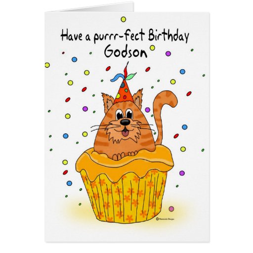 godson-birthday-card-with-ginger-cupcake-cat-zazzle