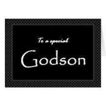GODSON Ring Bearer  Invitation  Customizable Greeting Card