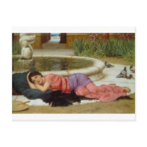 Godward Dolche Far Niente Postcard
