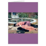 Godward woman by lilly pond dolce far niente cards