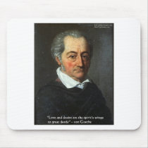 Goethe Love/Desire Graphic & Quote Gifts Tees Etc mousepads