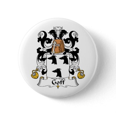 Goff Family Crest Pinback Buttons by coatsofarms