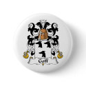 Goff Family Crest buttons by coatsofarms Goff Family Crest buttons
