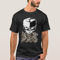 artsprojekt, hip hop, characters, black, white, goggles, hip hop cartoons, graffiti, graffiti charaters on shirts, Shirt with custom graphic design