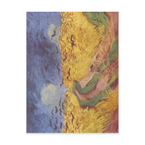 Gogh, Vincent van Getreidefeld mit den Raben 1890  Postcards