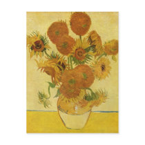 Gogh, Vincent Willem van Stilleben mit Sonnenblume Post Cards