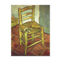 Gogh, Vincent Willem van Vincents Stuhl mit Pfeife postcards by rahulbiswas Gogh, Vincent Willem van Vincents Stuhl mit Pfeife postcards