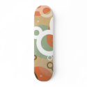Gogo - Retro Urban Abstract Skateboard by billoneil Gogo - Retro Urban Abstract Skateboard