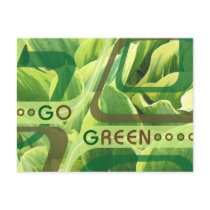 GoGreen Design1 Postcard