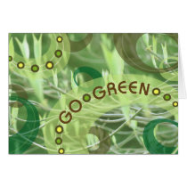 GoGreen Design2 Blank Card cards