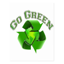 GoGreen on Earth-Recycle Postcards