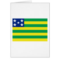 Goiás, Brazil Flag Card