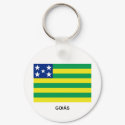 Goiás, Brazil Flag keychains by Vexillophile Goiás, Brazil Flag keychains