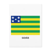 Goiás, Brazil Flag postcards by Vexillophile Goiás, Brazil Flag postcards