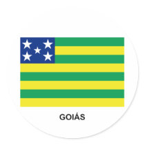 Goiás, Brazil Flag stickers