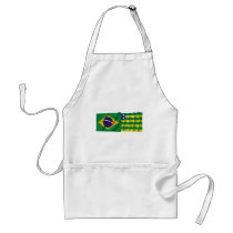 Goiás &  Brazil Waving Flags Aprons