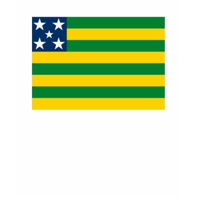 Goias Flag T-shirt by FlagTshirts