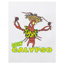 goin calypso funny lobster with maracas flyer